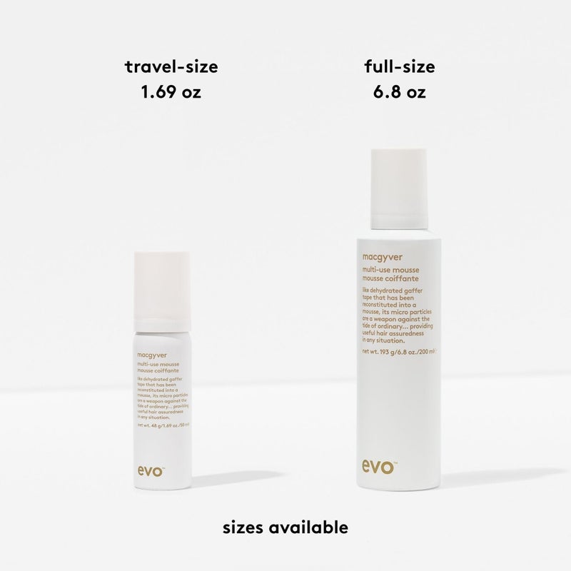 EVO Macgyver Multi-Use Mousse - Travel Size Multi Purpose Hair Styling Mousse To Create Volume, Separation & Texture - 6.8oz - Image 5